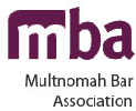 Logo Recognizing Robert Crow Law's affiliation with the Multnomah Bar Association